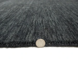 Charcoal Tribal 8X8 Gabbeh Modern Square Rug