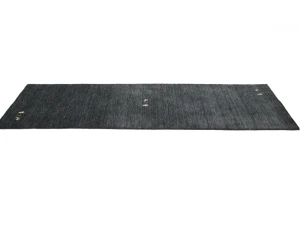 Charcoal Tribal 3X8 Gabbeh Modern Runner Rug
