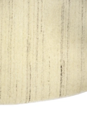 Cream Tribal 6X6 Gabbeh Modern Round Rug