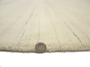 Cream Tribal 6X6 Gabbeh Modern Round Rug
