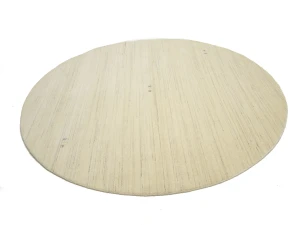 Cream Tribal 6X6 Gabbeh Modern Round Rug