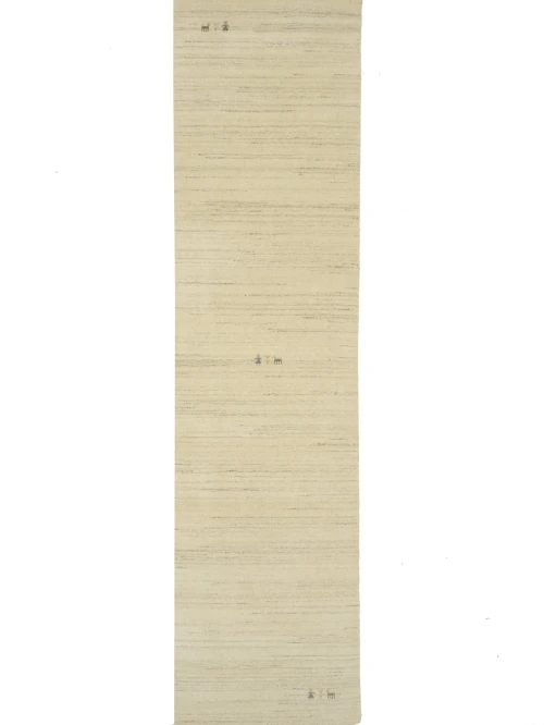 Oatmeal Tribal 3X10 Gabbeh Modern Runner Rug