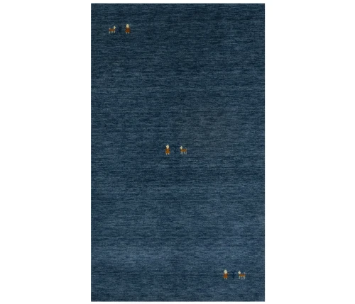 Steel Blue Tribal 3X5 Gabbeh Modern Rug