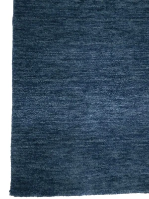 Steel Blue Tribal 3X5 Gabbeh Modern Rug