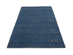 Steel Blue Tribal 4X6 Gabbeh Modern Oriental Rug