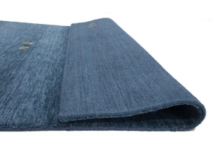 Steel Blue Tribal 4X6 Gabbeh Modern Oriental Rug