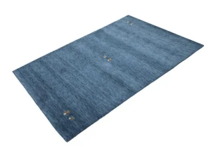 Steel Blue Tribal 4X6 Gabbeh Modern Oriental Rug