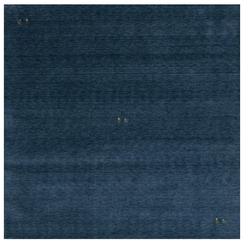 Steel Blue Tribal 8X8 Gabbeh Modern Square Rug
