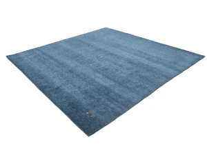 Steel Blue Tribal 8X8 Gabbeh Modern Square Rug