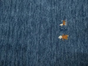 Steel Blue Tribal 8X8 Gabbeh Modern Square Rug