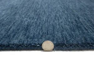 Steel Blue Tribal 8X8 Gabbeh Modern Square Rug
