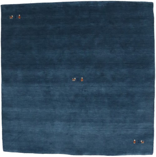 Steel Blue Tribal 6X6 Gabbeh Modern Square Rug