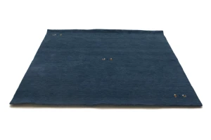Steel Blue Tribal 6X6 Gabbeh Modern Square Rug