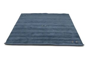 Steel Blue Tribal 6X6 Gabbeh Modern Square Rug