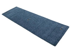 Steel Blue Tribal 3X8 Gabbeh Modern Runner Rug