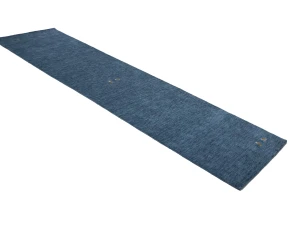 Steel Blue Tribal 3X10 Gabbeh Modern Runner Rug