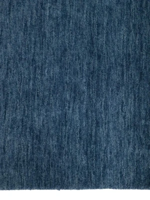 Steel Blue Tribal 3X10 Gabbeh Modern Runner Rug