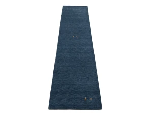 Steel Blue Tribal 3X12 Gabbeh Modern Runner Rug