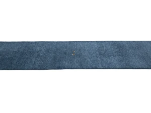 Steel Blue Tribal 3X12 Gabbeh Modern Runner Rug
