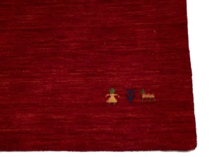Red Tribal 3X5 Gabbeh Modern Rug
