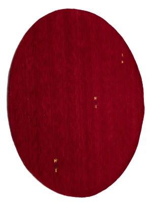 Red Tribal 6X6 Gabbeh Modern Round Rug