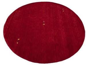 Red Tribal 6X6 Gabbeh Modern Round Rug