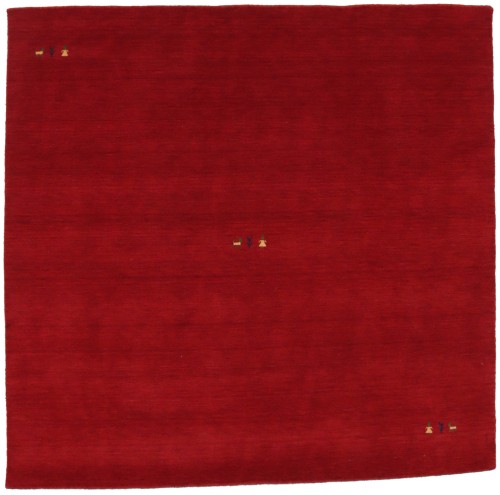 Red Tribal 6X6 Gabbeh Modern Square Rug