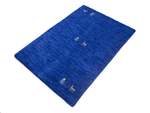 Royal Blue Pictorial Gabbeh Modern Rug in all sizes