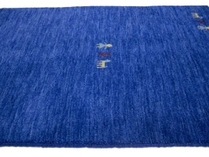 Royal Blue Pictorial Gabbeh Modern Rug in all sizes