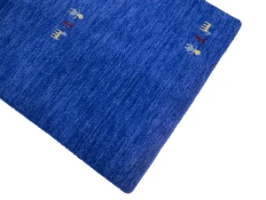Royal Blue Pictorial Gabbeh Modern Rug in all sizes