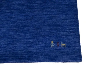 Royal Blue Tribal 3X5 Gabbeh Modern Oriental Rug
