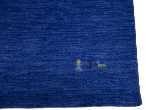 Royal Blue Tribal 4X6 Gabbeh Modern Rug