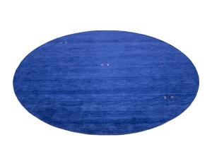 Royal Blue Tribal 6X6 Gabbeh Modern Round Rug