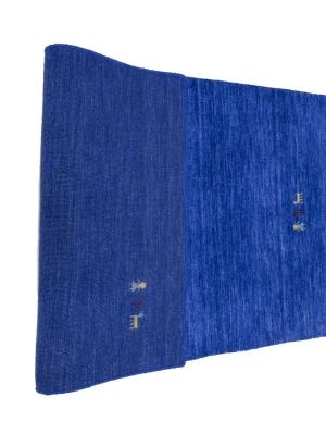 Royal Blue Tribal 3X8 Gabbeh Modern Runner Rug