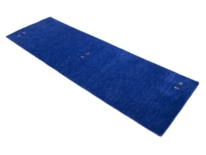 Royal Blue Tribal 3X8 Gabbeh Modern Runner Rug