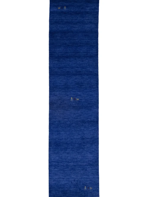 Royal Blue Tribal 3X10 Gabbeh Modern Runner Rug