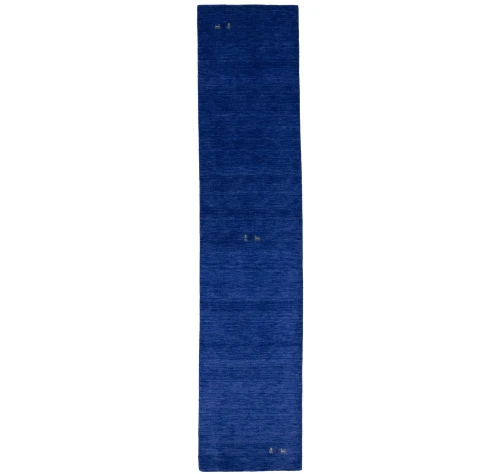 Royal Blue Tribal 3X12 Gabbeh Modern Runner Rug