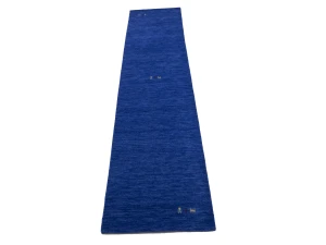 Royal Blue Tribal 3X12 Gabbeh Modern Runner Rug