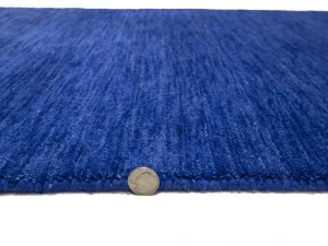 Royal Blue Tribal 3X12 Gabbeh Modern Runner Rug