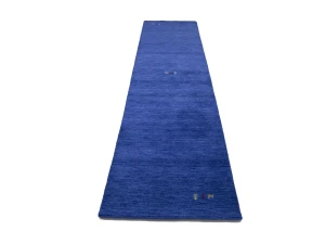 Royal Blue Tribal 3X12 Gabbeh Modern Runner Rug