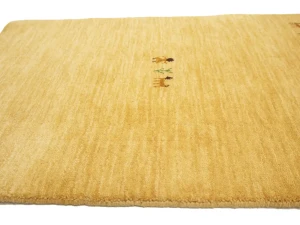 Golden Peach Pictorial Gabbeh Modern Rug in All Size