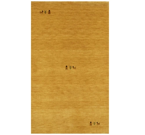 Golden Peach Tribal 3X5 Gabbeh Modern Rug