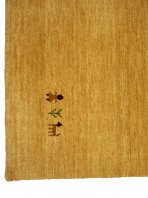 Golden Peach Tribal 3X5 Gabbeh Modern Rug