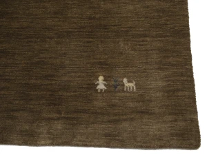 Brown Tribal 3X12 Gabbeh Modern Runner Rug