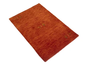 Orange-red Pictorial Gabbeh Rug in All Size
