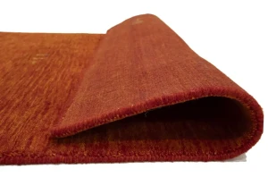 Orange-red Tribal 3X5 Gabbeh Modern Rug