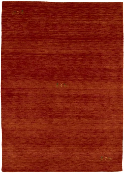 Orange-red Tribal 4X6 Gabbeh Modern Rug