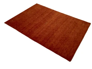 Orange-red Tribal 4X6 Gabbeh Modern Rug