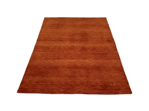 Orange-red Tribal 4X6 Gabbeh Modern Rug