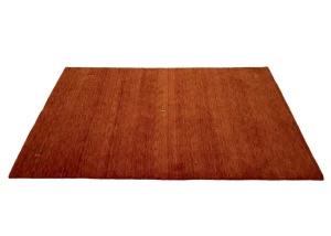 Orange-red Tribal 4X6 Gabbeh Modern Rug